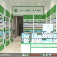 Thiết kế nhà thuốc diện tích nhỏ Sơn Phượng chuẩn GDP - Thanh Hóa